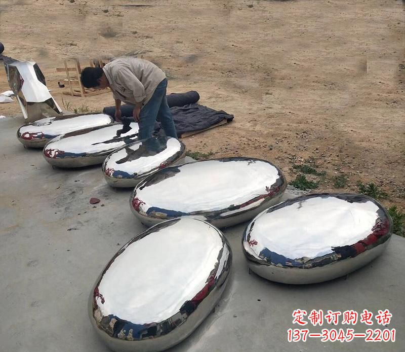 赣州中领雕塑水滴形艺术雕塑