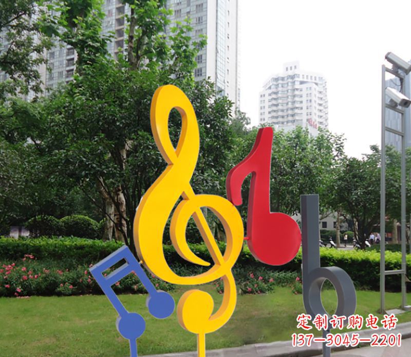 赣州不锈钢音符雕塑-引领您的心情旋律