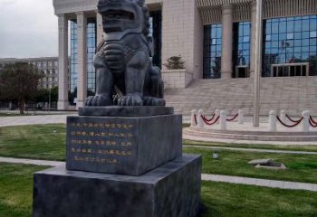 赣州法院神兽獬豸雕塑--正大光明庇护激励雕塑