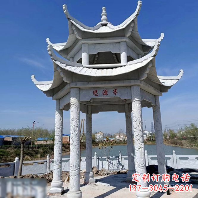 赣州公园大理石凉亭