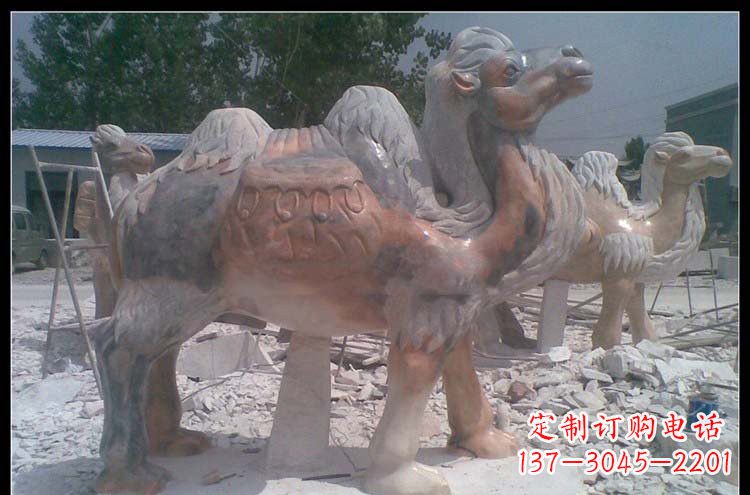 赣州公园动物骆驼石雕222