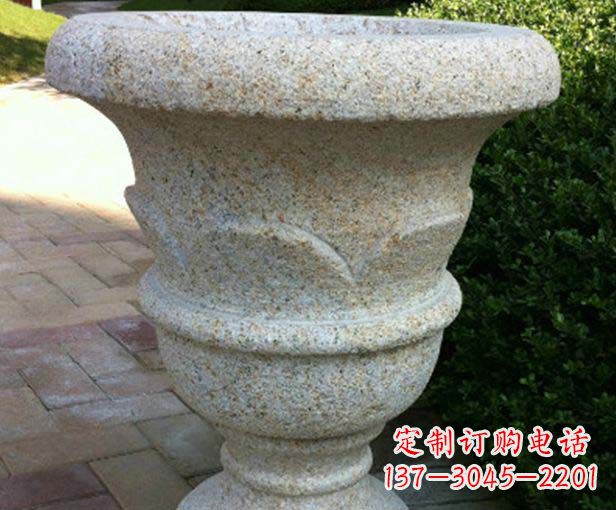 赣州大理石花盆石雕,为您的景观添色彩