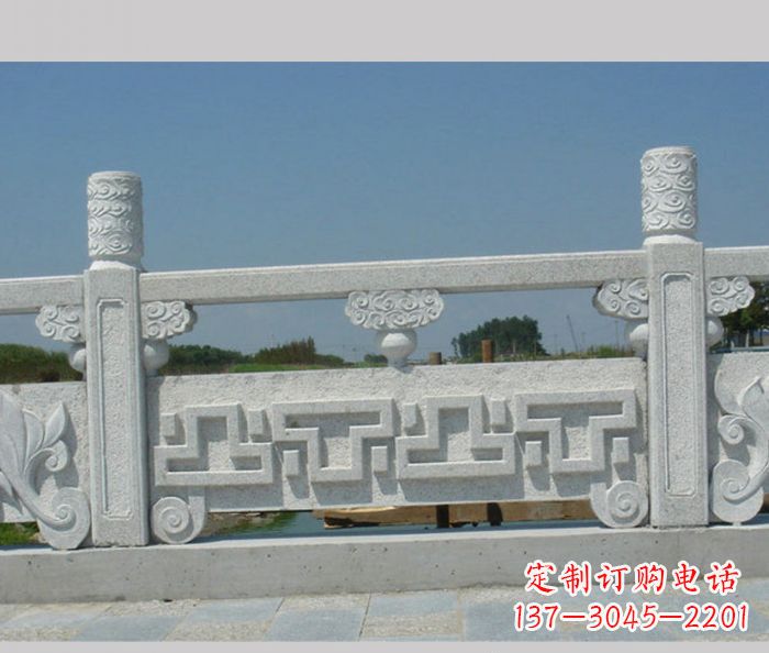 赣州公园景观大理石栏板雕塑