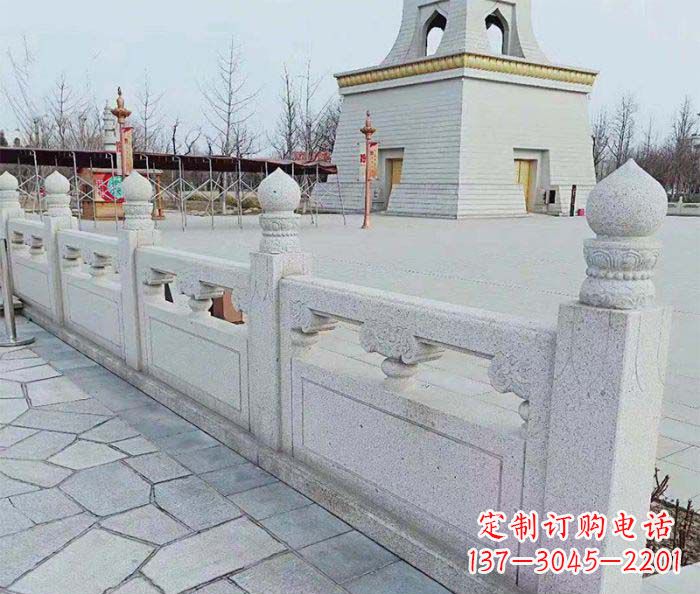 赣州精美大理石栏板石雕