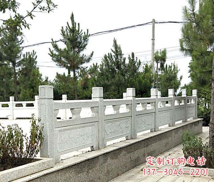 赣州大理石栏板石雕,构筑公园景观