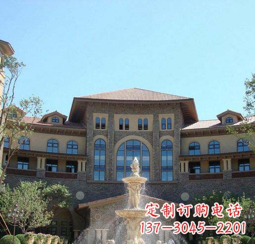 赣州定制欧式古典喷泉大理石雕塑