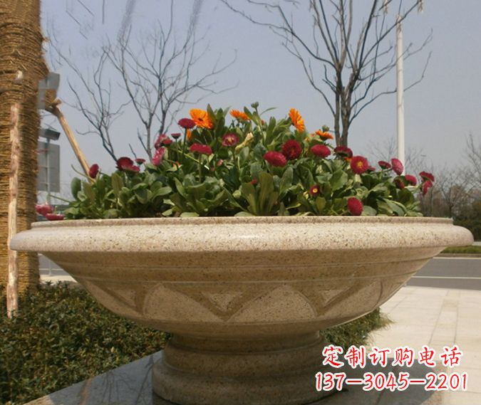 赣州中领雕塑花盆石雕