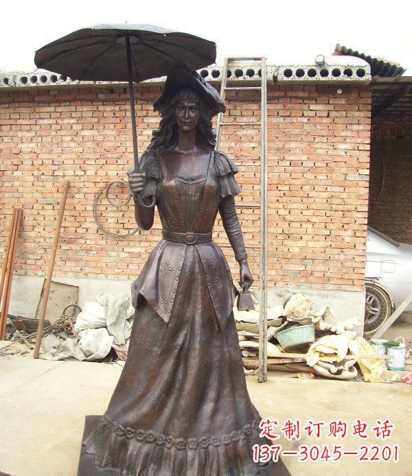 赣州中领雕塑西洋美女人物铜雕