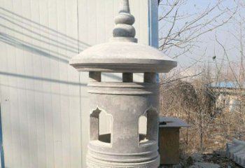 赣州精美公园大理石石灯雕塑