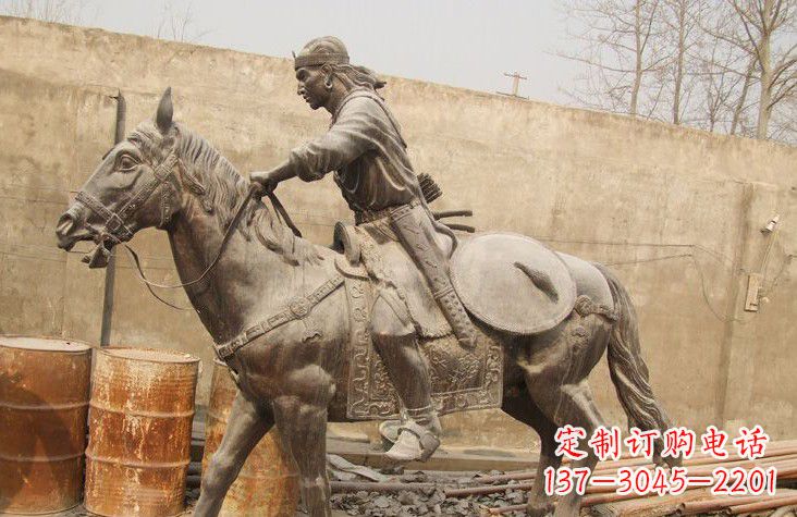 赣州古代战马铜雕塑,为您定制灵动雄壮的艺术品