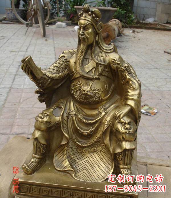 赣州专业定制关公铜雕
