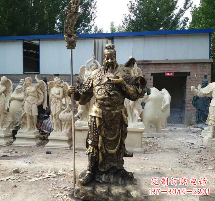 赣州精致古典，尊贵典雅--关公铜雕定制