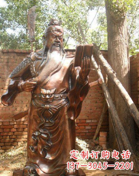 赣州全新关公铜雕，让你的收藏更个性！