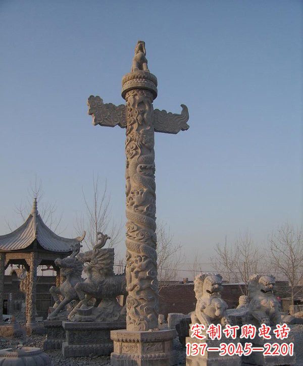 赣州广场大理石华表雕塑