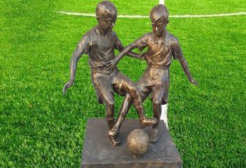 赣州金属足球雕塑，展现童真烂漫！