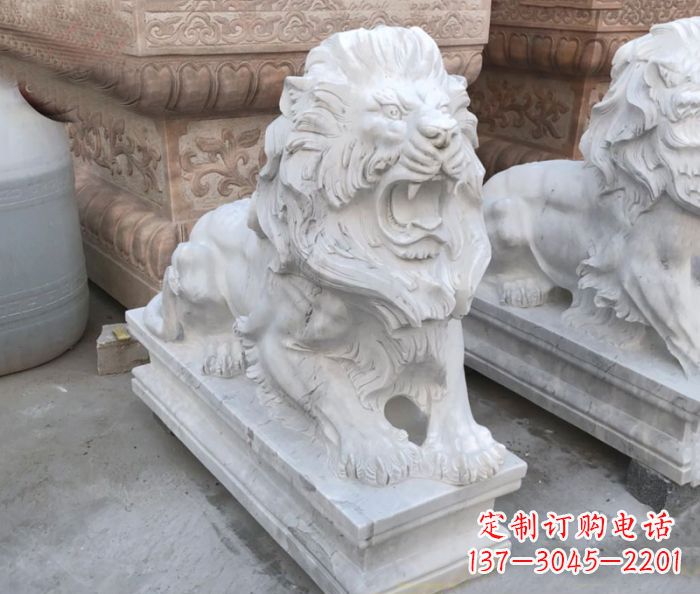 赣州西洋狮子雕塑,装点家门口
