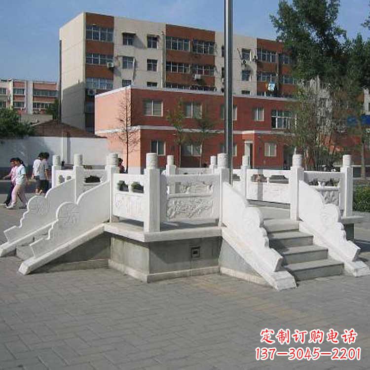 赣州汉白玉学校升旗台雕塑