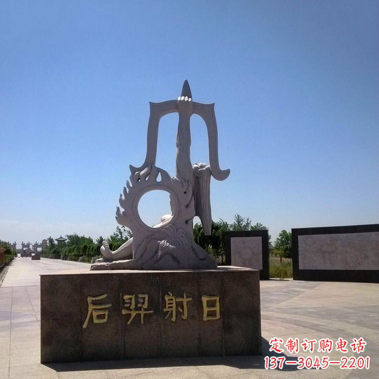 赣州后羿射日景观雕塑
