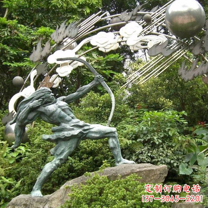 赣州后羿射日雕塑