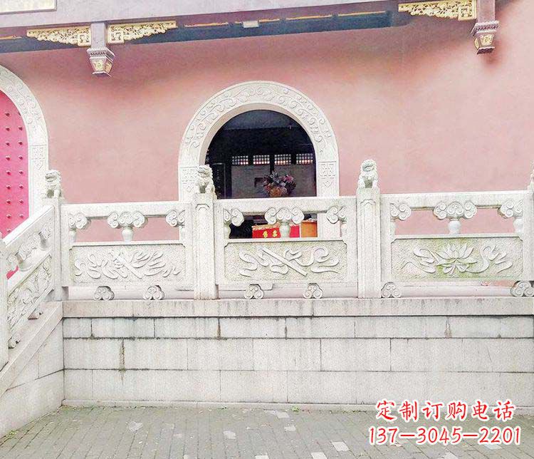 赣州中领雕塑:大理石栏板雕塑