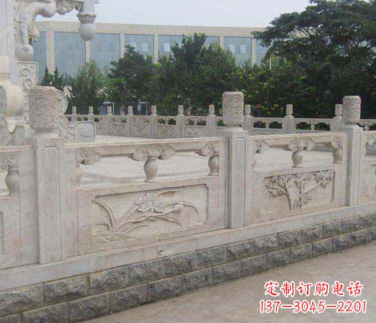赣州中领雕塑:精美石材栏板雕塑