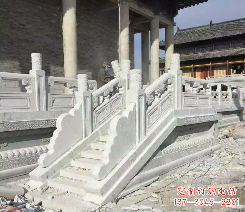 赣州大理石栏板石雕,精美绝伦,让建筑锦上添花