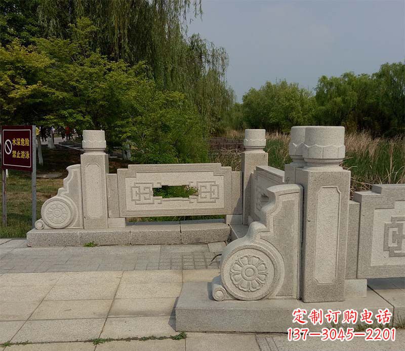 赣州大理石栏板石雕,精美绝伦