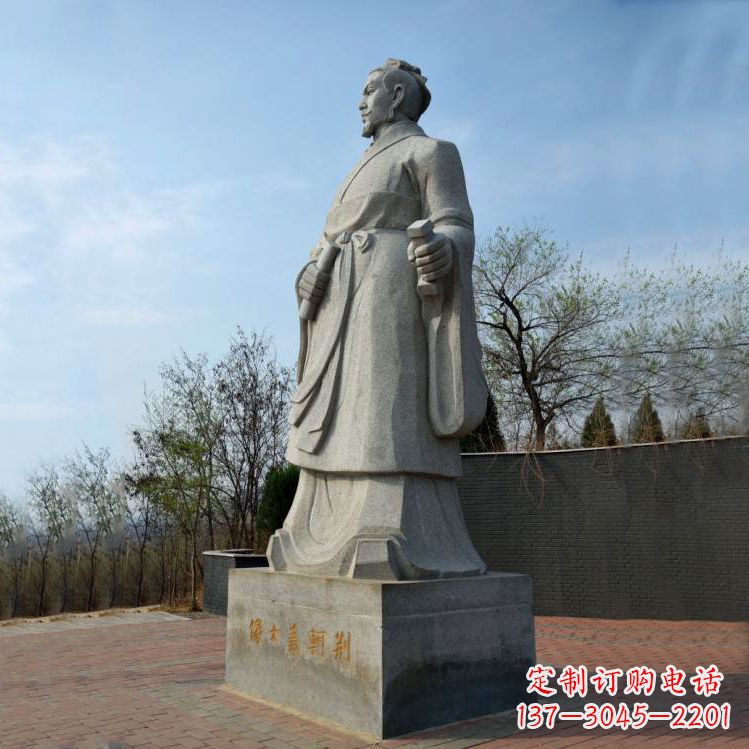 赣州中国荆轲铜雕塑，给景区广场趣味增添历史感