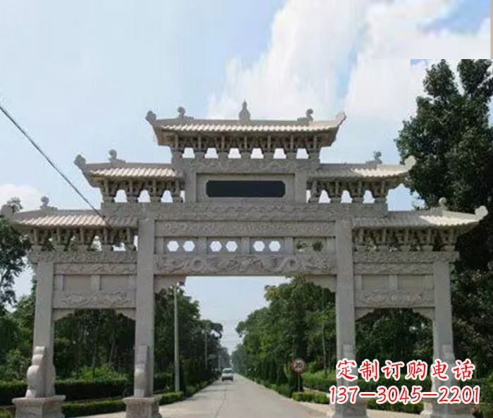 赣州高品质牌坊石雕，专为客户量身定制