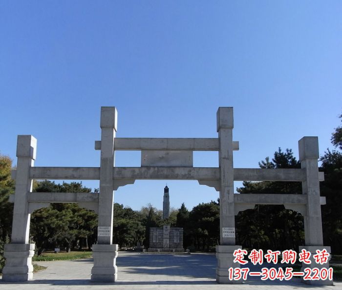 赣州中领雕塑石雕牌坊定制