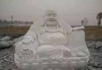 赣州质感非凡的汉白玉弥勒佛雕塑