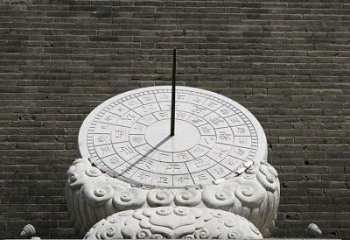 赣州花岗岩古代计时器日晷雕塑