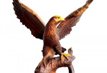 赣州中领雕塑推出的老鹰展翅铜雕绝对是一件可以…