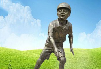 赣州领雕塑：儿童公园里的铜雕精灵