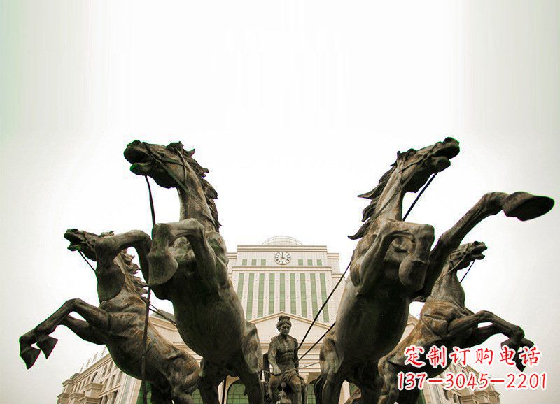 赣州优雅马车雕塑,精致雕琢,点缀你的生活