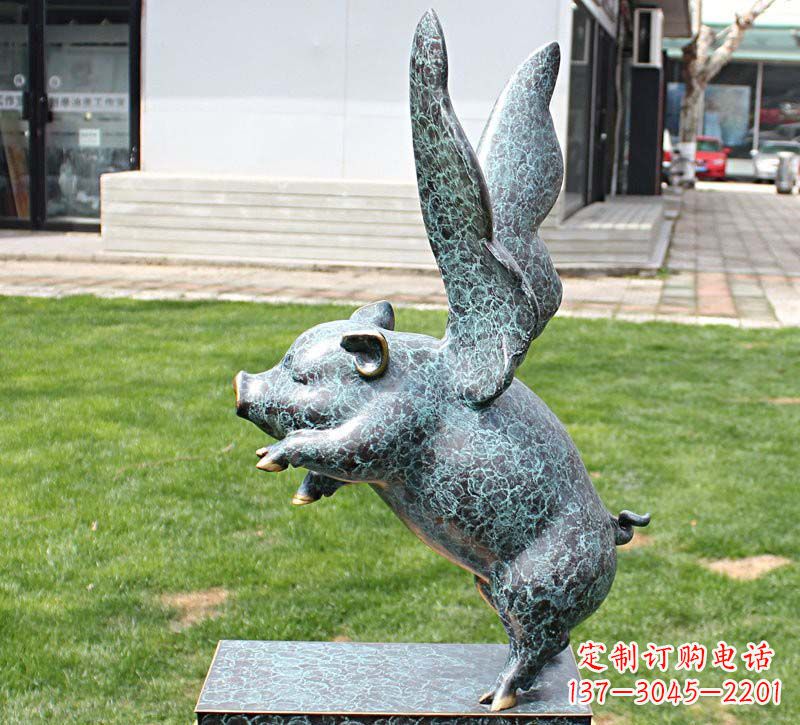 赣州青铜十二生肖动物雕塑