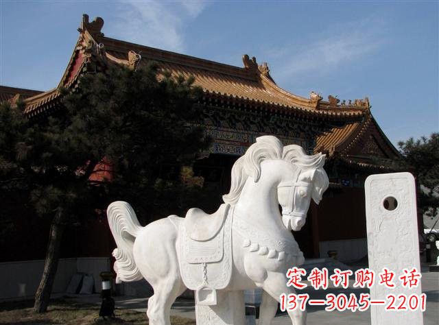 赣州石雕小马