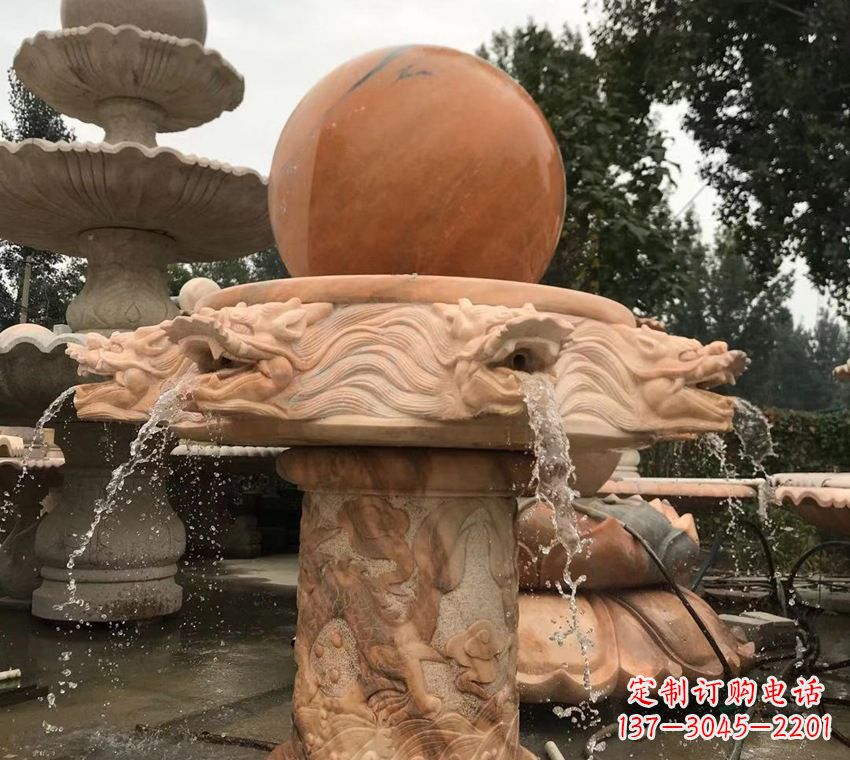 赣州石雕自然流水喷泉