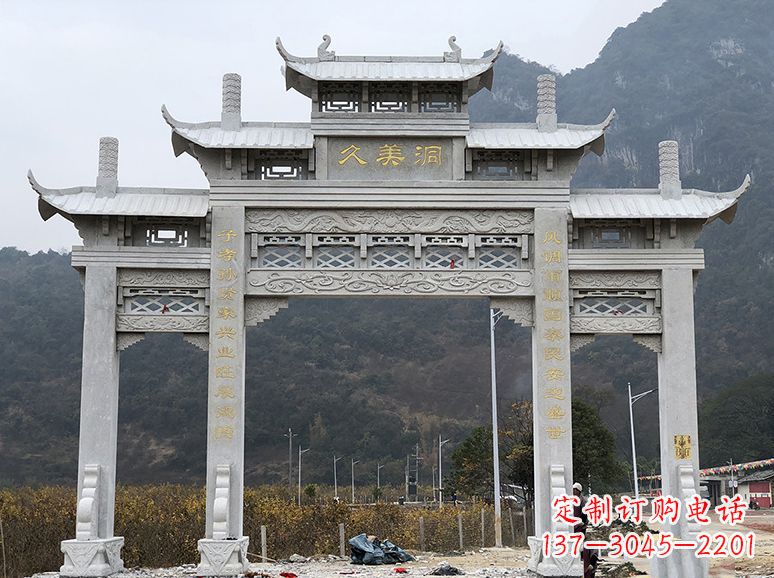 赣州石牌坊 石雕