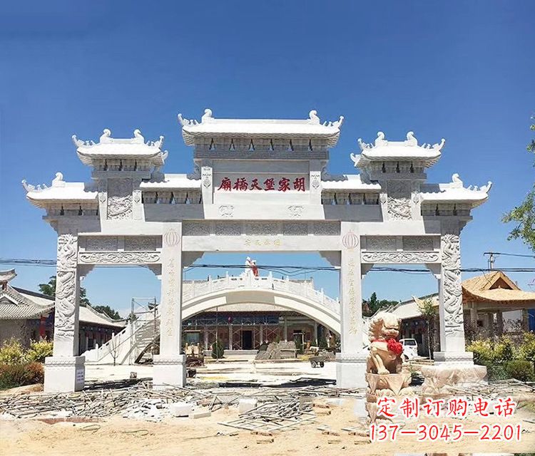 赣州石牌坊的雕刻