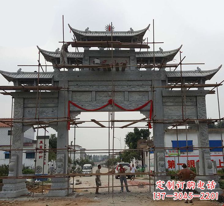 赣州石牌坊雕塑
