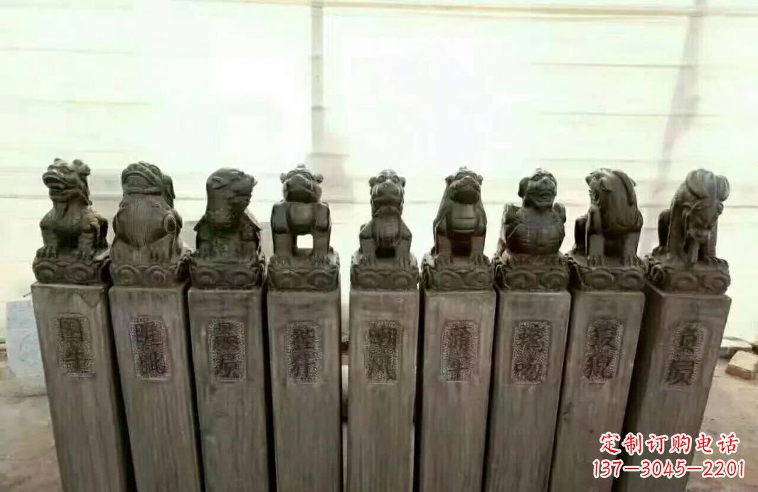赣州栓马桩石雕