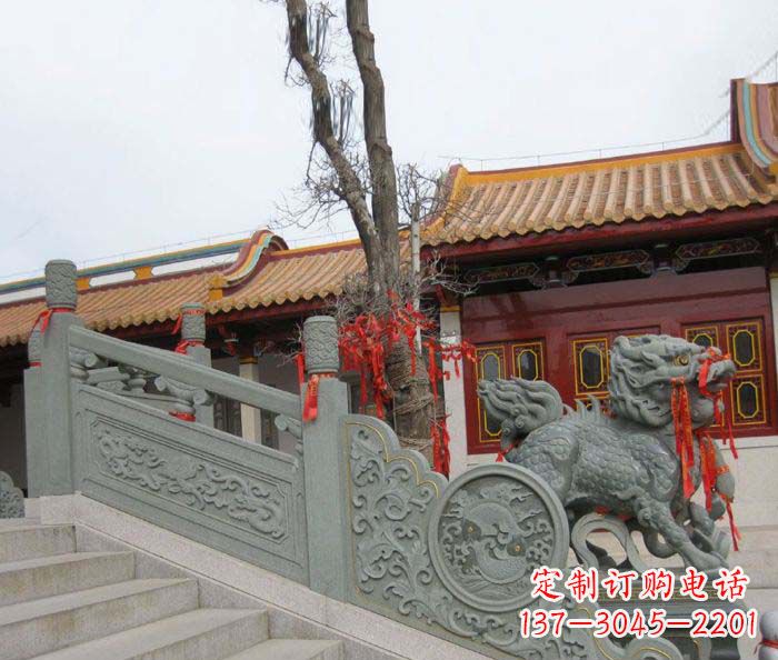 赣州寺庙景观仿古石栏板