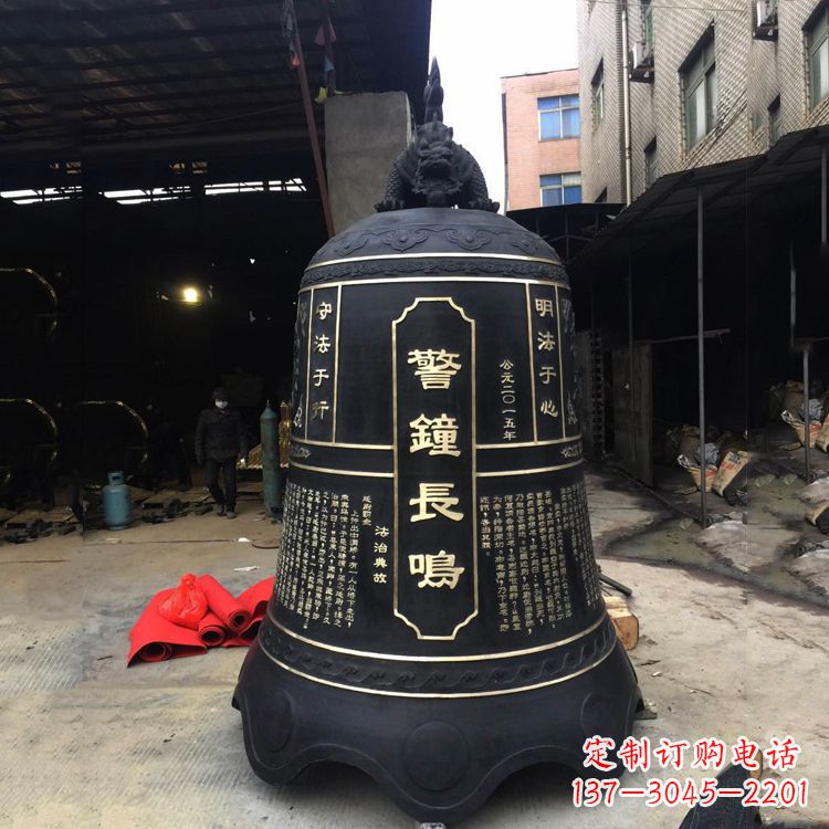 赣州寺庙铜钟雕塑