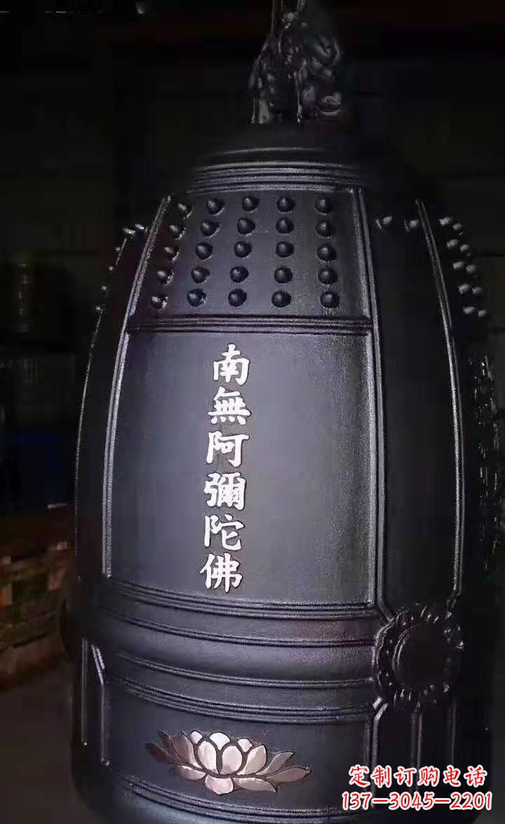 赣州寺庙铜钟雕塑户外景观雕塑