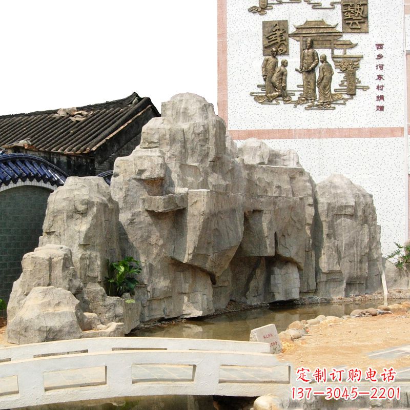 赣州塑石假山雕塑