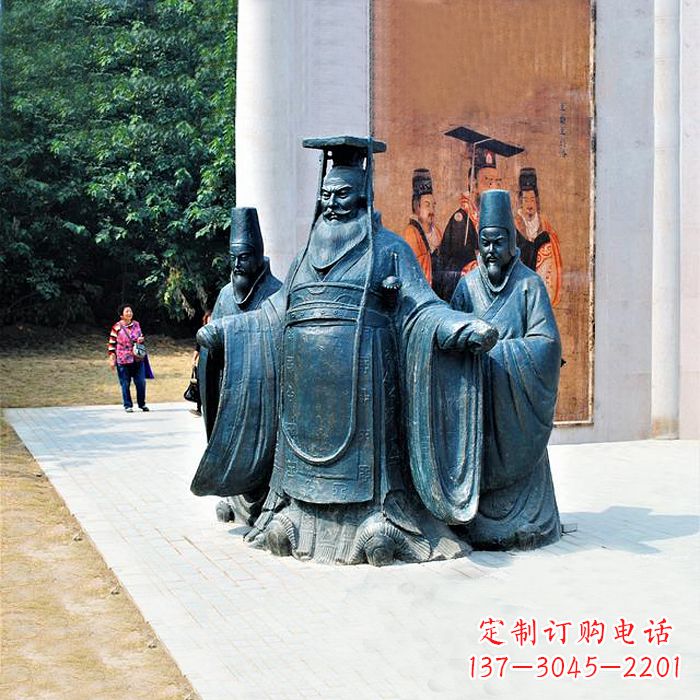 赣州隋文帝杨坚景观雕塑