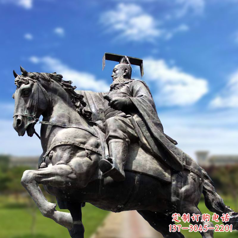 赣州隋文帝骑马雕塑