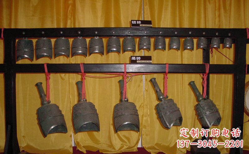 赣州铜编钟古代乐器雕塑