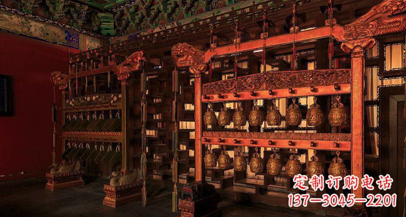 赣州铜编钟古代乐器铜雕
